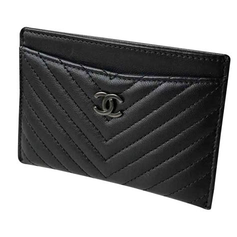 patent chanel card|genuine Chanel wallet.